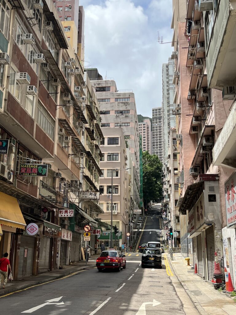 香港島の道