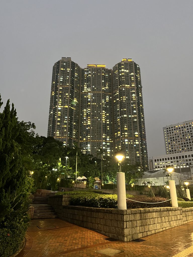 九龍公園から見えるマンション