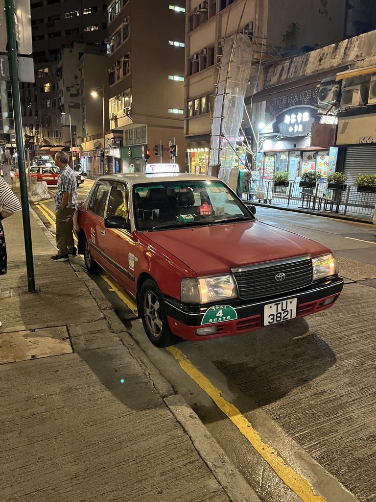 香港のタクシー